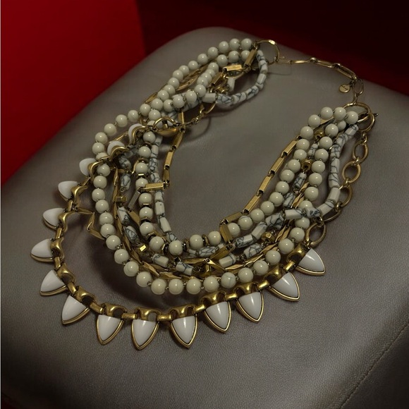 Stella & Dot Gold Tone Sutton Necklace 15”+3-1/2” - Picture 7 of 7